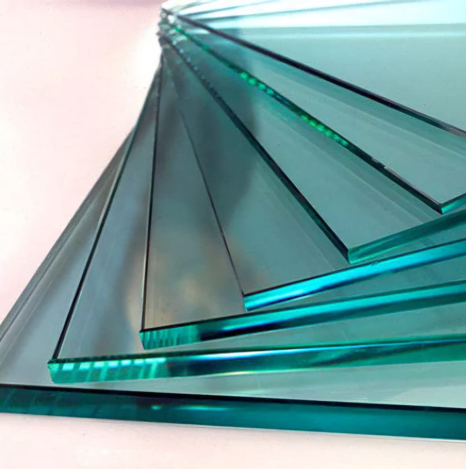 Mirror and glass